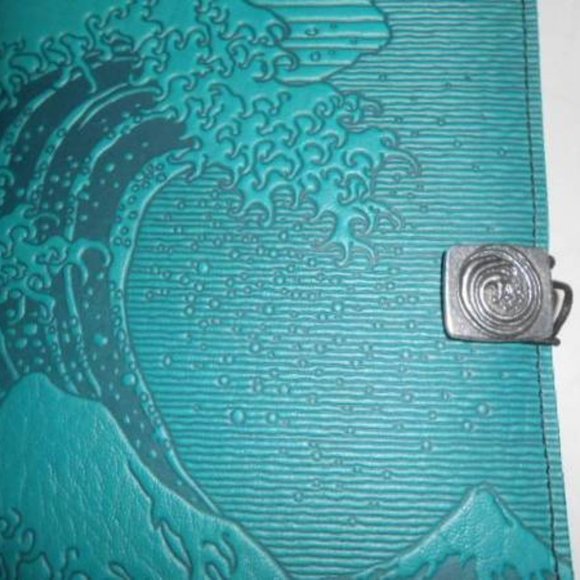 Oberon Hokusai Wave Teal Green iPad Mini Cover Fits Mini 4, 5, and 6 only - Picture 3 of 12
